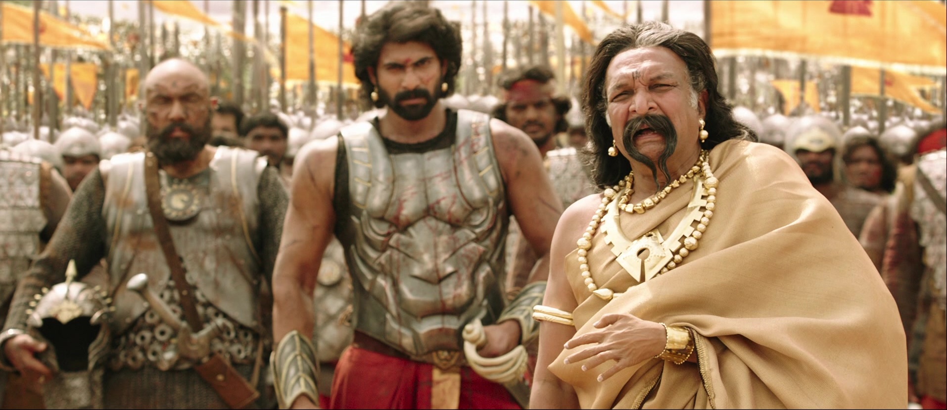 Bãhubali: The Beginning (2015), wide, 2.31:1 — film still
