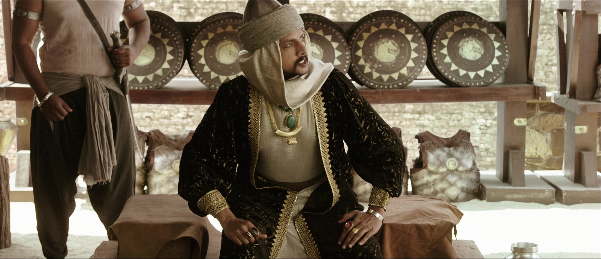 Bãhubali: The Beginning (2015), wide, 2.32:1 — film still