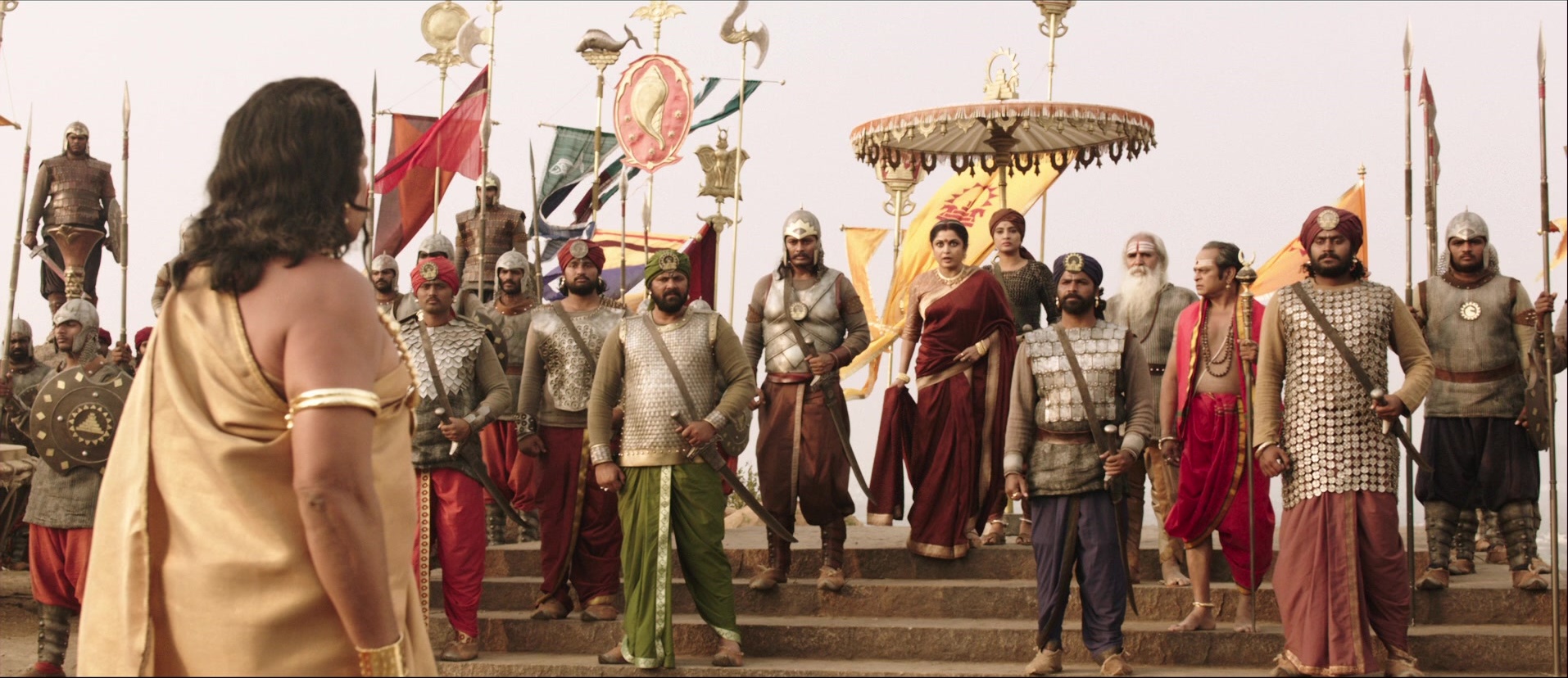 Bãhubali: The Beginning (2015), wide, 2.31:1 — film still