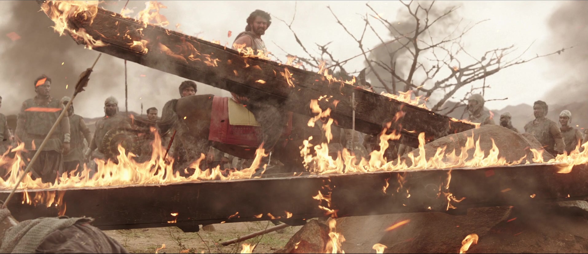 Bãhubali: The Beginning (2015), wide, 2.31:1 — film still