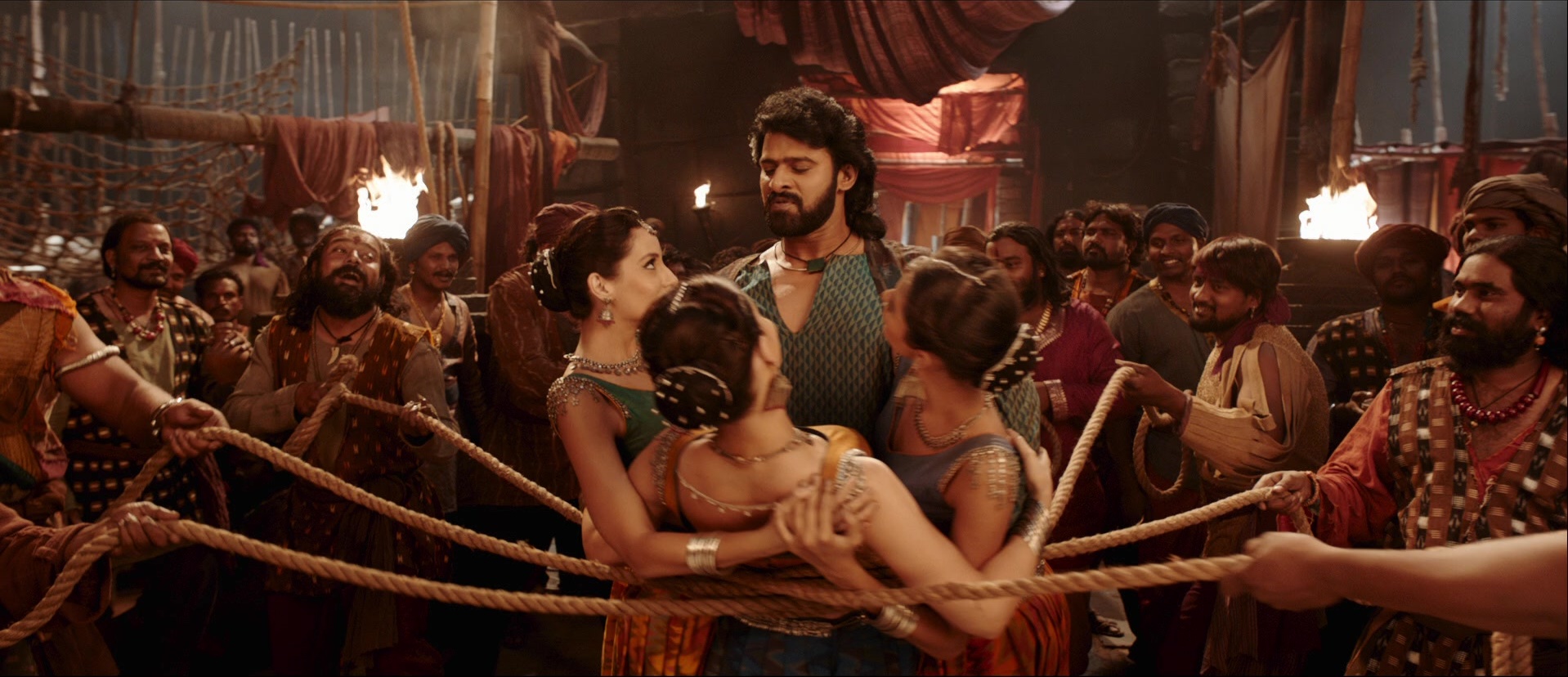 Bãhubali: The Beginning (2015), wide, 2.32:1 — film still