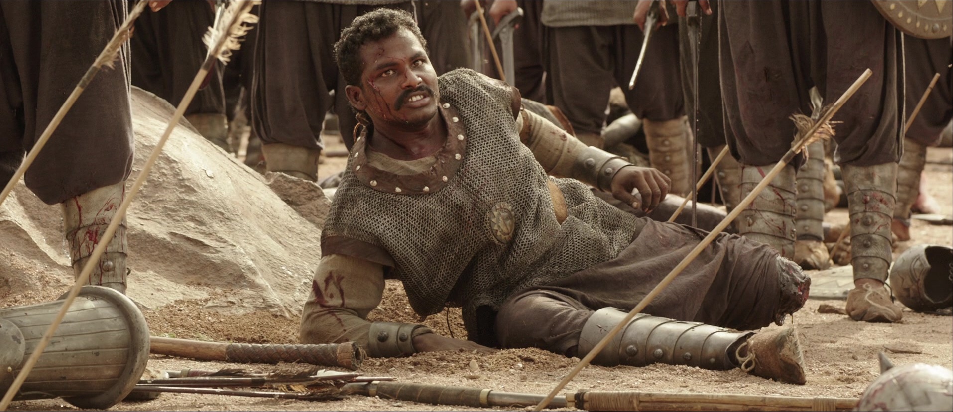 Bãhubali: The Beginning (2015), wide, 2.31:1 — film still