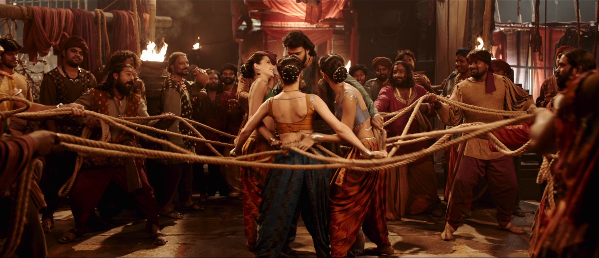 Bãhubali: The Beginning (2015), wide, 2.32:1 — film still
