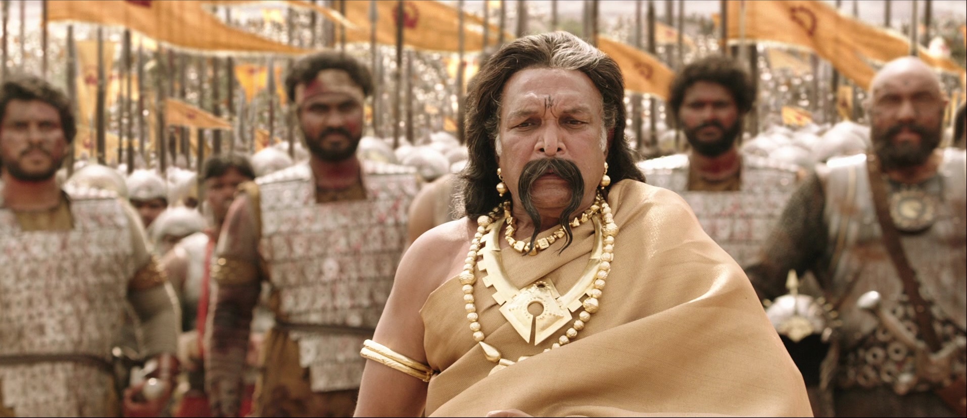 Bãhubali: The Beginning (2015), wide, 2.31:1 — film still
