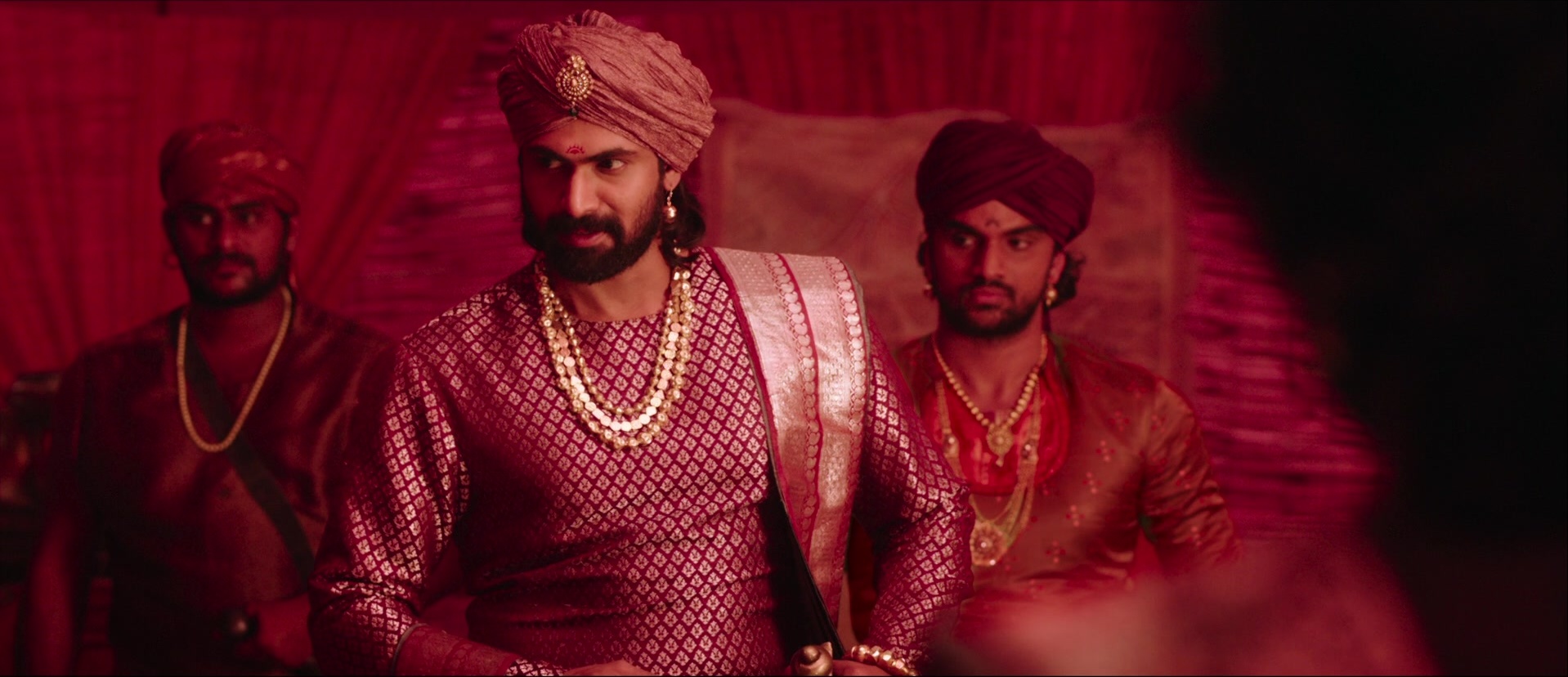 Bãhubali: The Beginning (2015), wide, 2.32:1 — film still