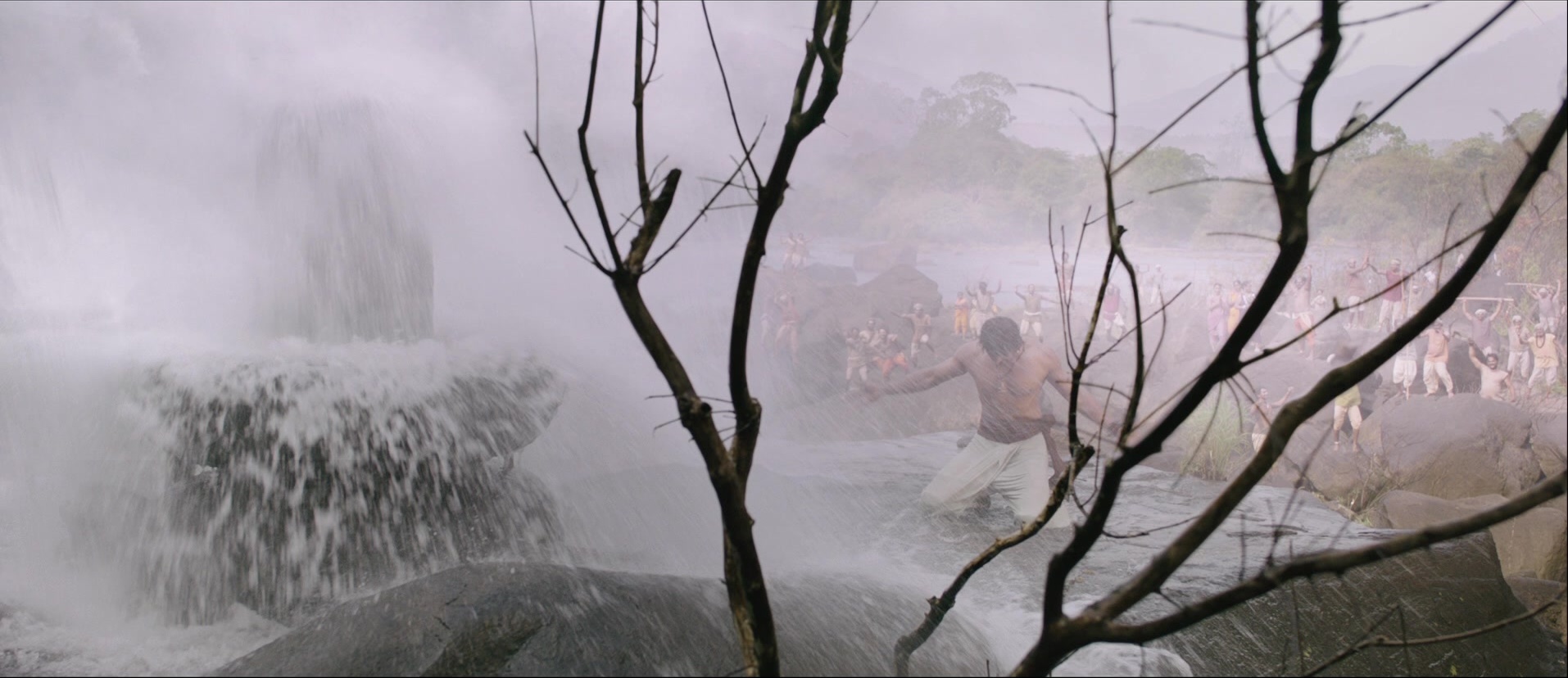 Bãhubali: The Beginning (2015), wide, 2.31:1 — film still