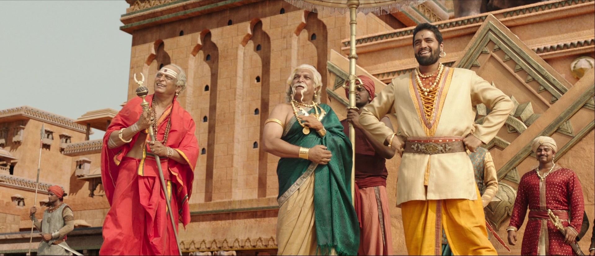 Bãhubali: The Beginning (2015), wide, 2.32:1 — film still