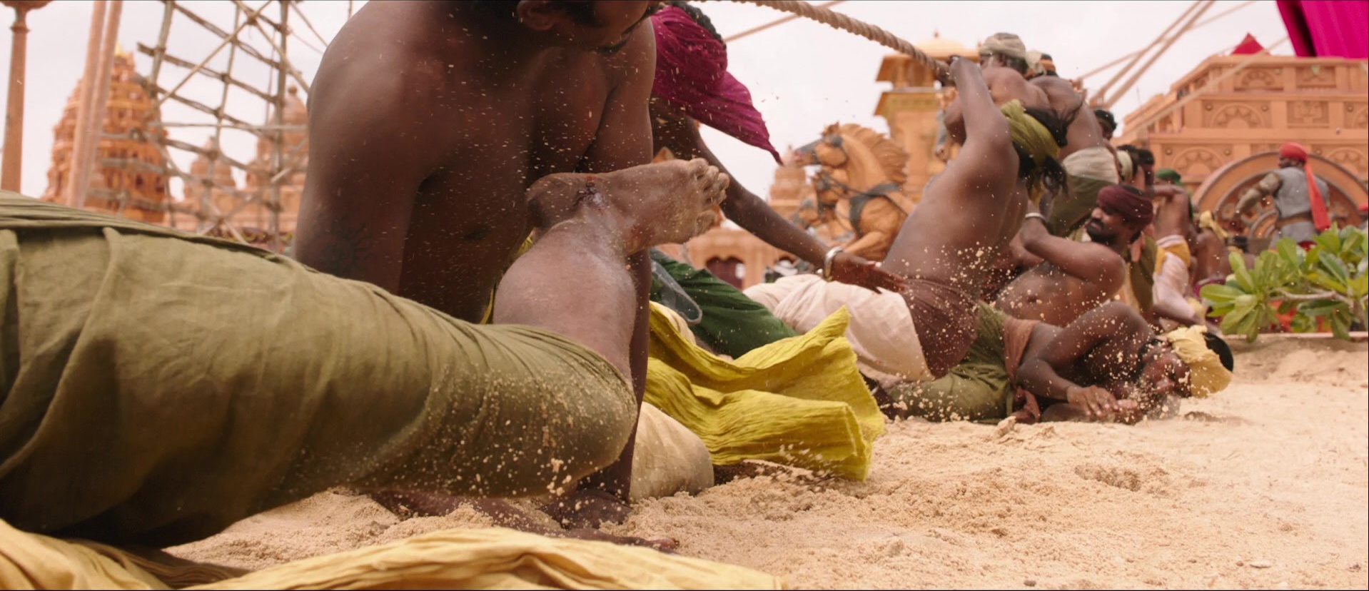Bãhubali: The Beginning (2015), wide, 2.32:1 — film still