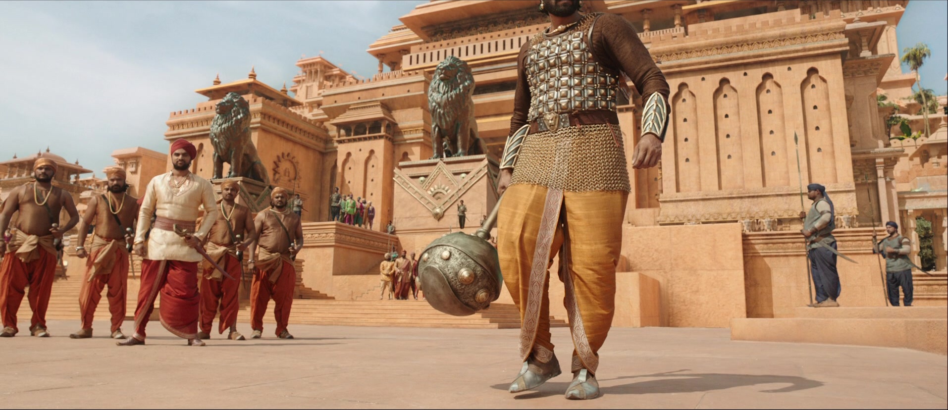Bãhubali: The Beginning (2015), wide, 2.31:1 — film still