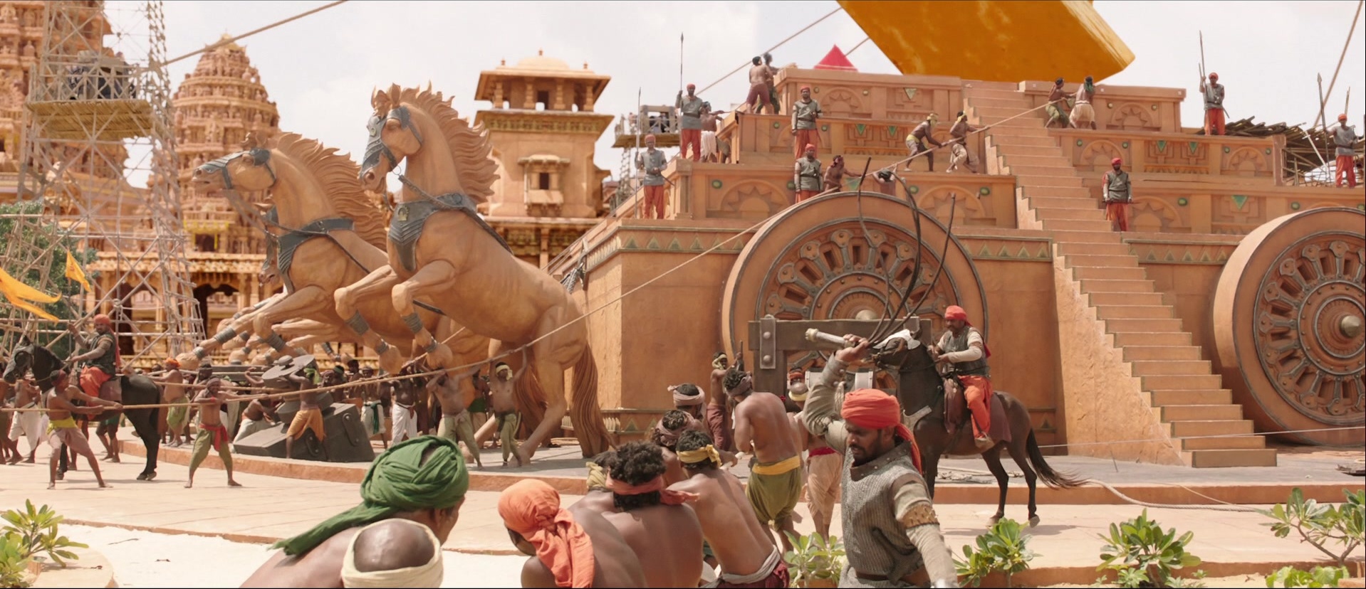 Bãhubali: The Beginning (2015), wide, 2.32:1 — film still