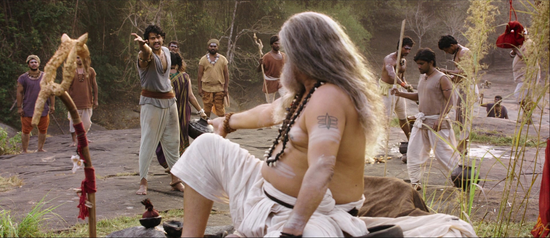 Bãhubali: The Beginning (2015), wide, 2.31:1 — film still