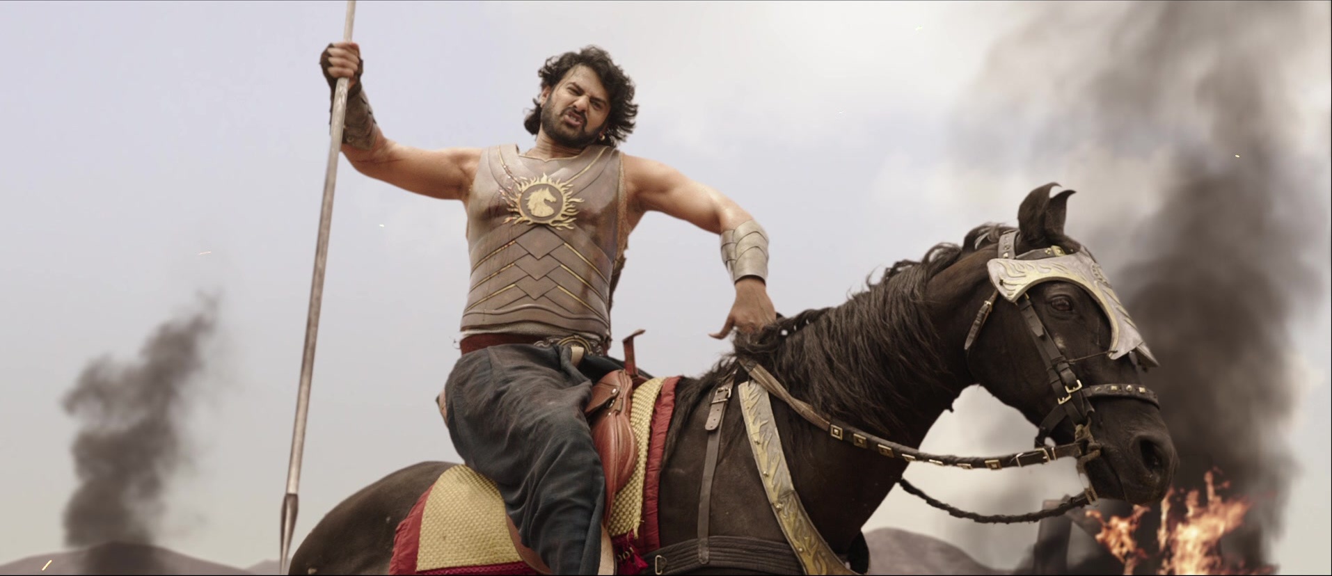 Bãhubali: The Beginning (2015), wide, 2.31:1 — film still
