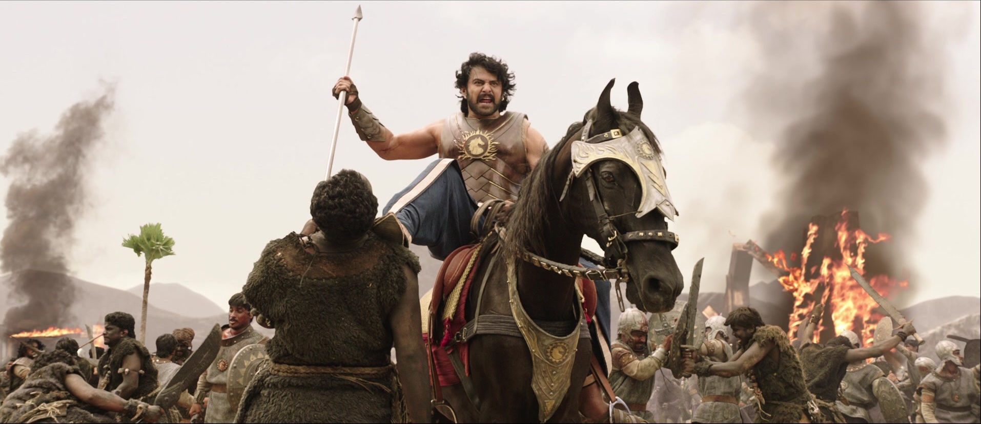 Bãhubali: The Beginning (2015), wide, 2.31:1 — film still