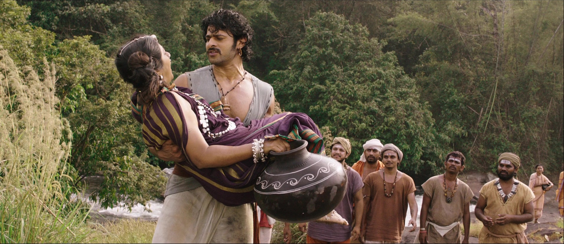 Bãhubali: The Beginning (2015), wide, 2.31:1 — film still