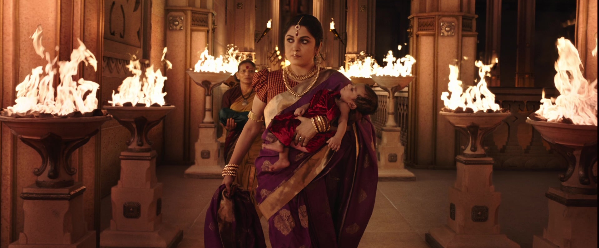 Bãhubali: The Beginning (2015), wide, 2.41:1 — film still