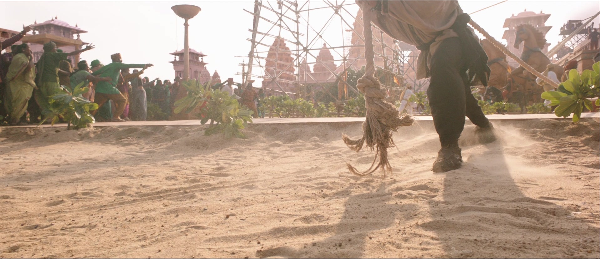 Bãhubali: The Beginning (2015), wide, 2.32:1 — film still