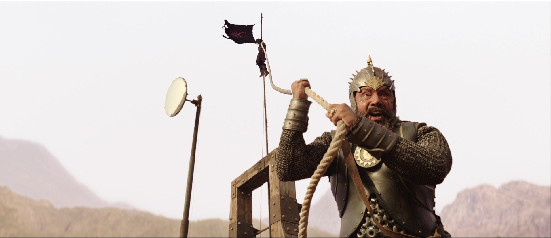 Bãhubali: The Beginning (2015), wide, 2.31:1 — film still