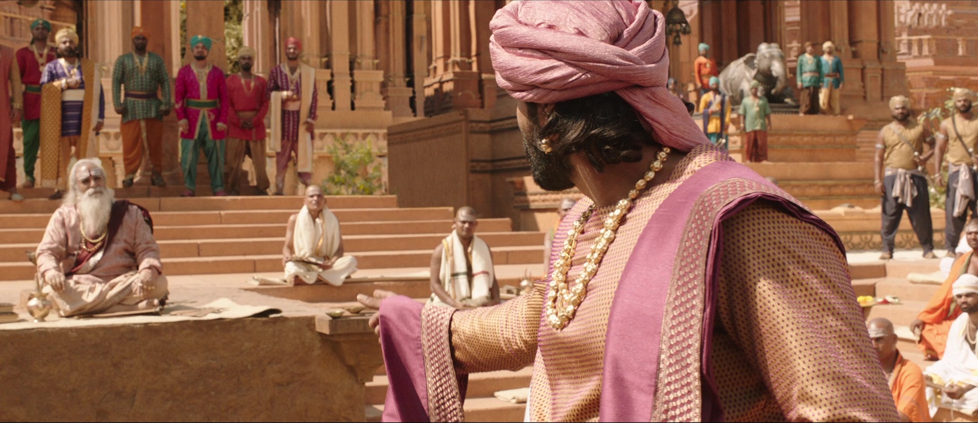 Bãhubali: The Beginning (2015), wide, 2.31:1 — film still