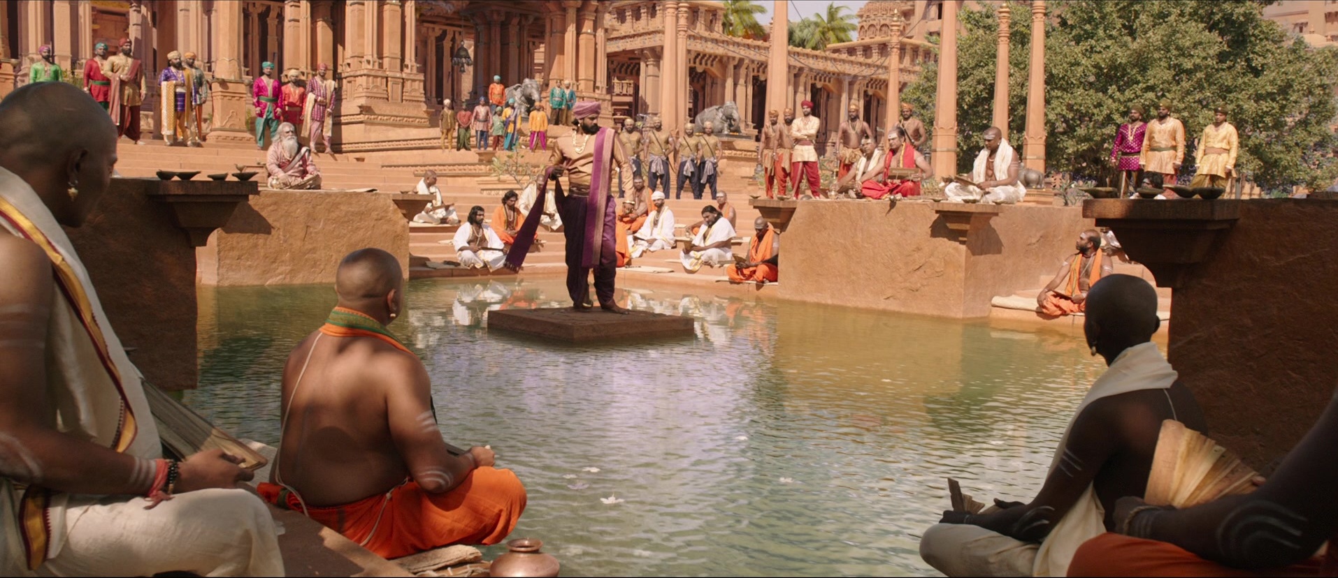 Bãhubali: The Beginning (2015), wide, 2.31:1 — film still