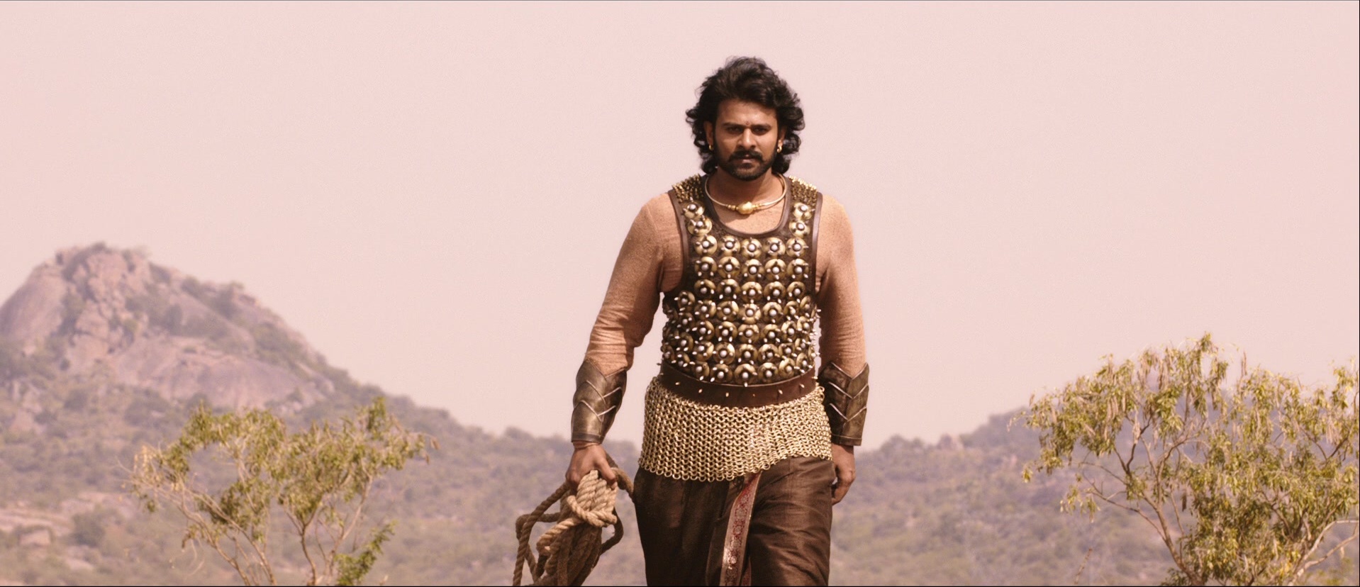 Bãhubali: The Beginning (2015), wide, 2.32:1 — film still