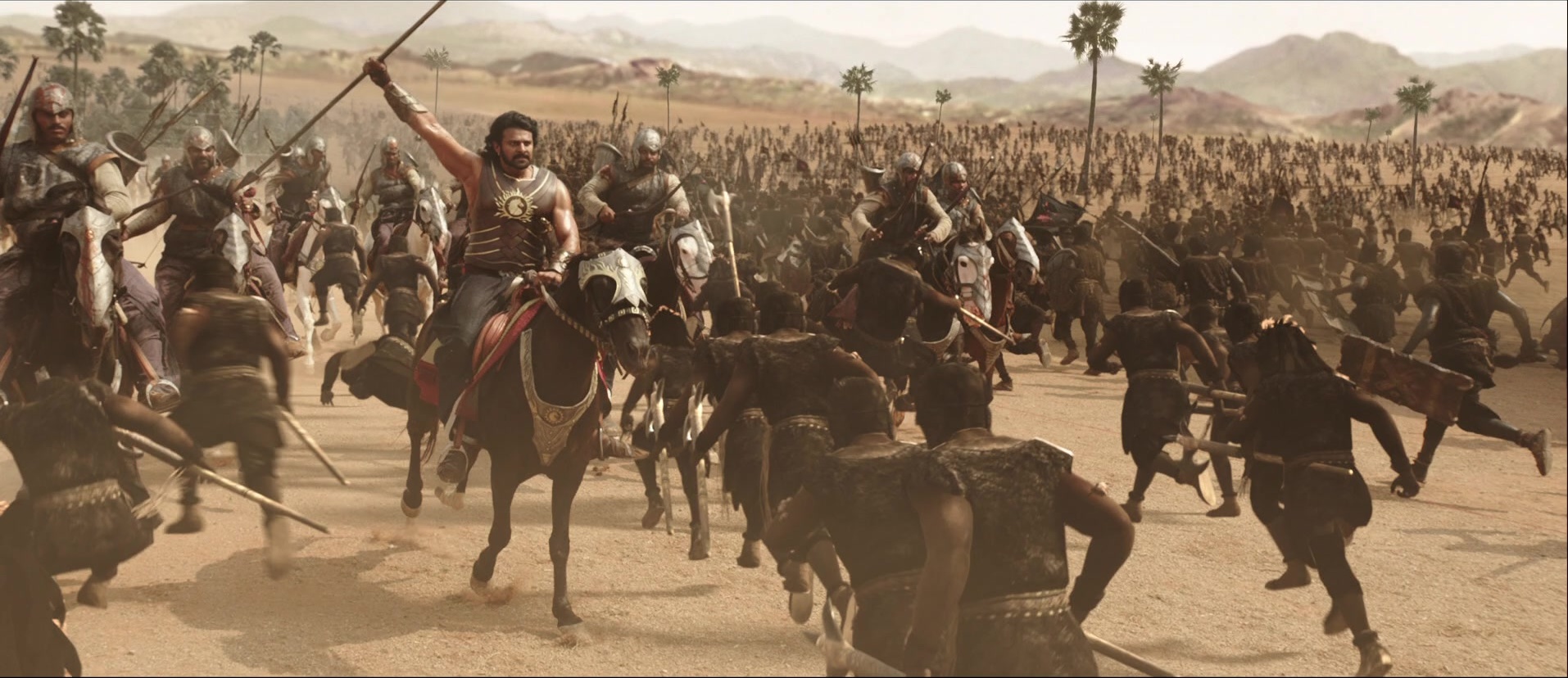 Bãhubali: The Beginning (2015), wide, 2.31:1 — film still