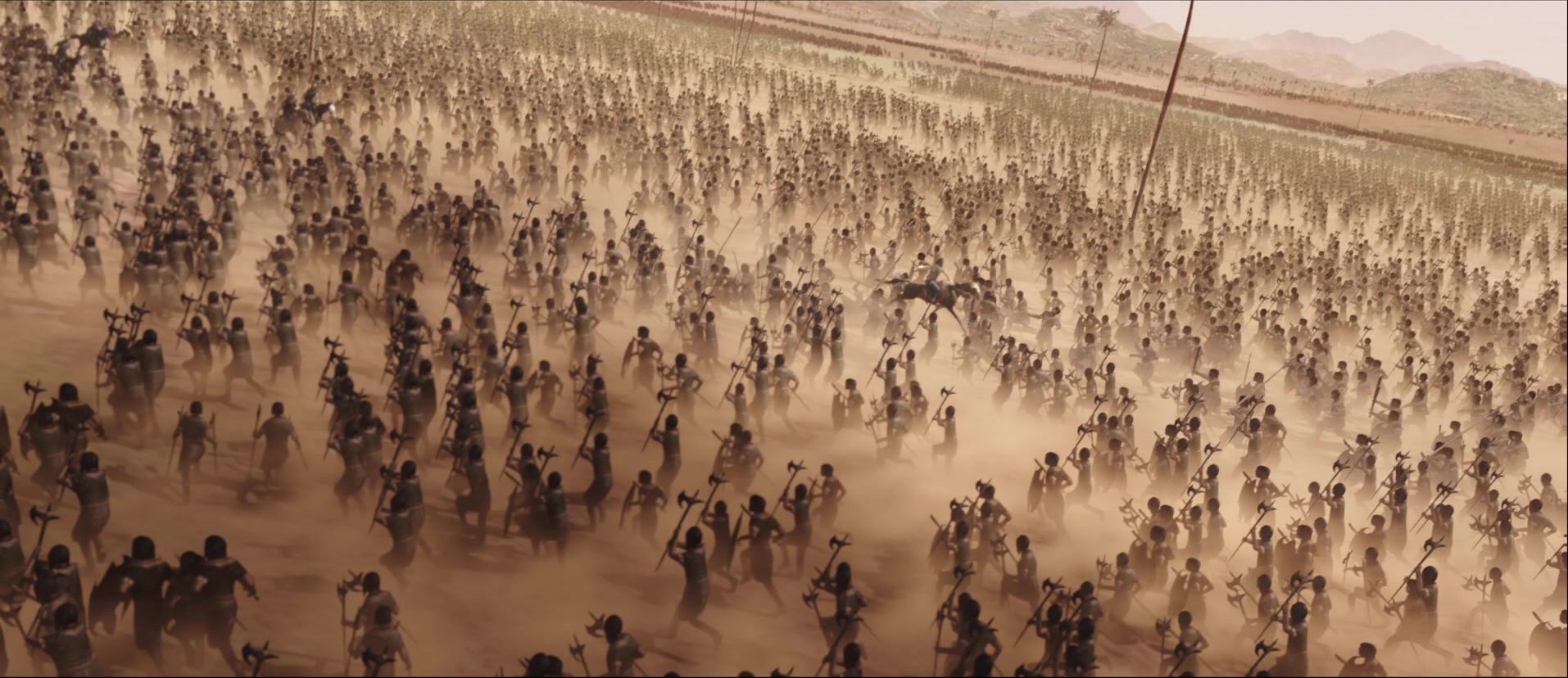 Bãhubali: The Beginning (2015), wide, 2.31:1 — film still