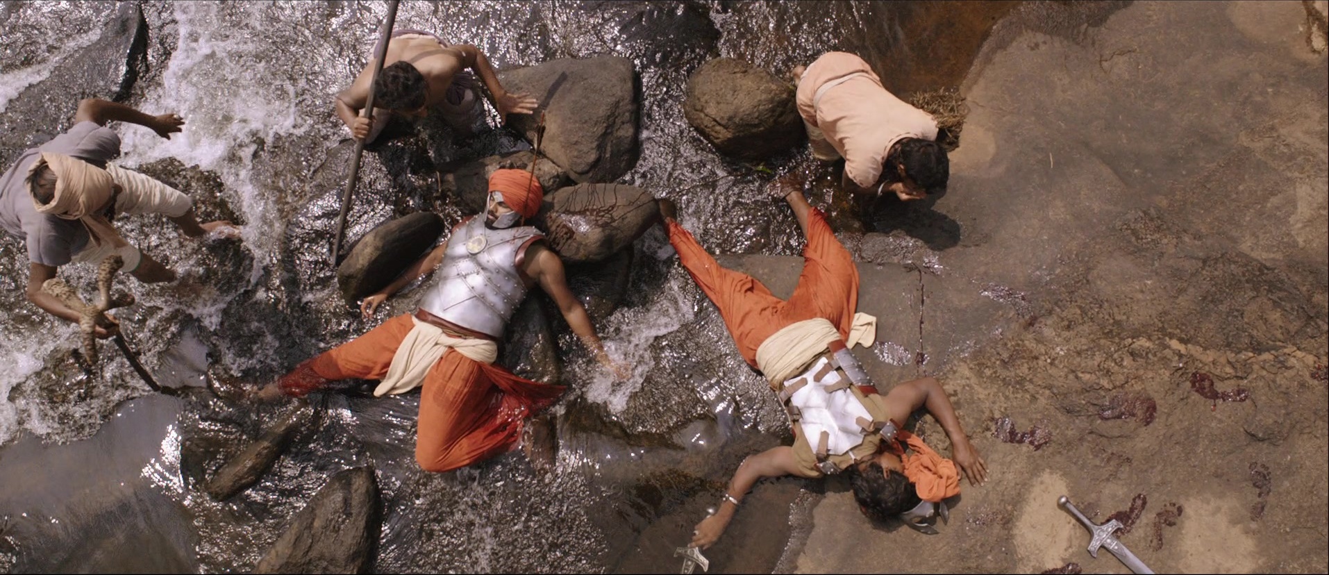 Bãhubali: The Beginning (2015), wide, 2.31:1 — film still