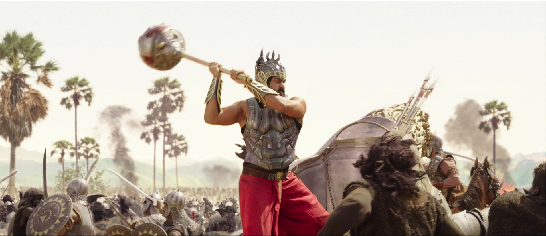 Bãhubali: The Beginning (2015), wide, 2.31:1 — film still