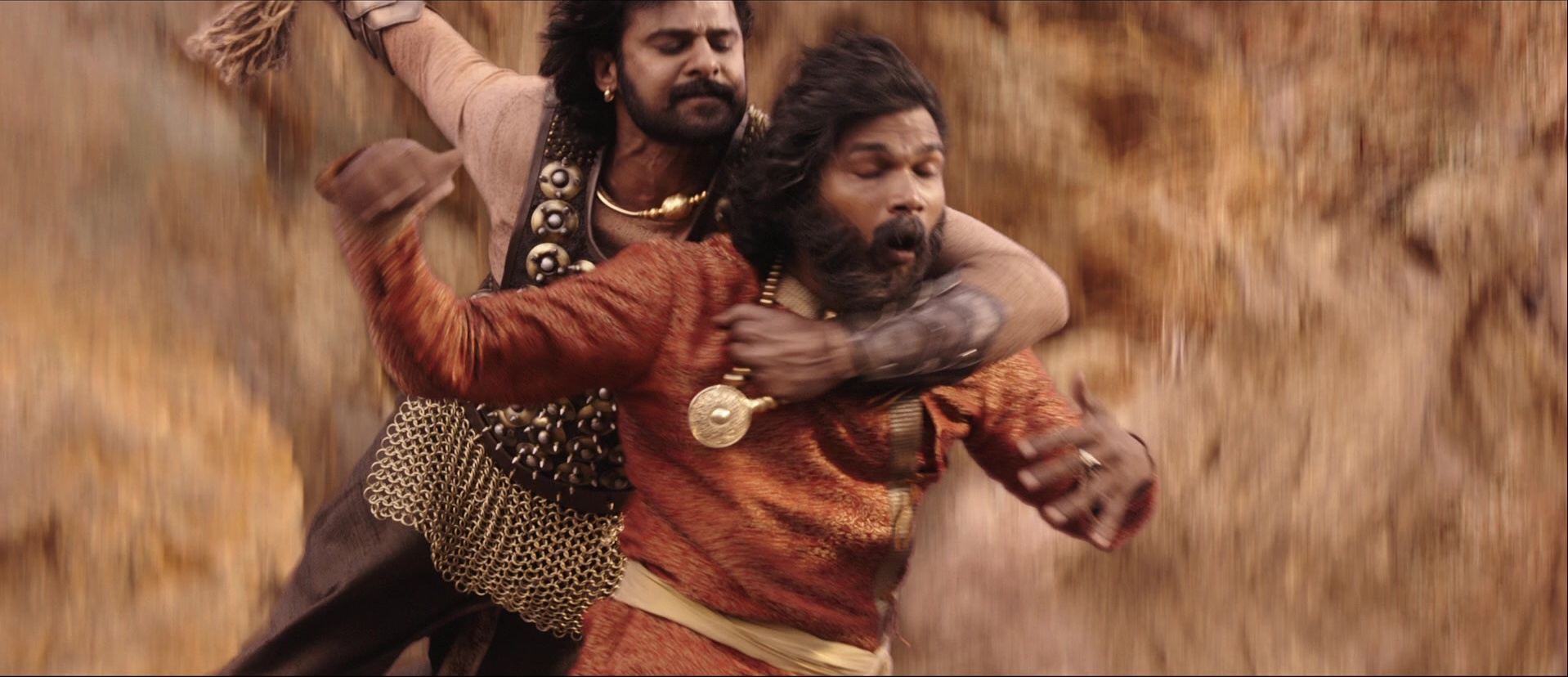 Bãhubali: The Beginning (2015), wide, 2.32:1 — film still