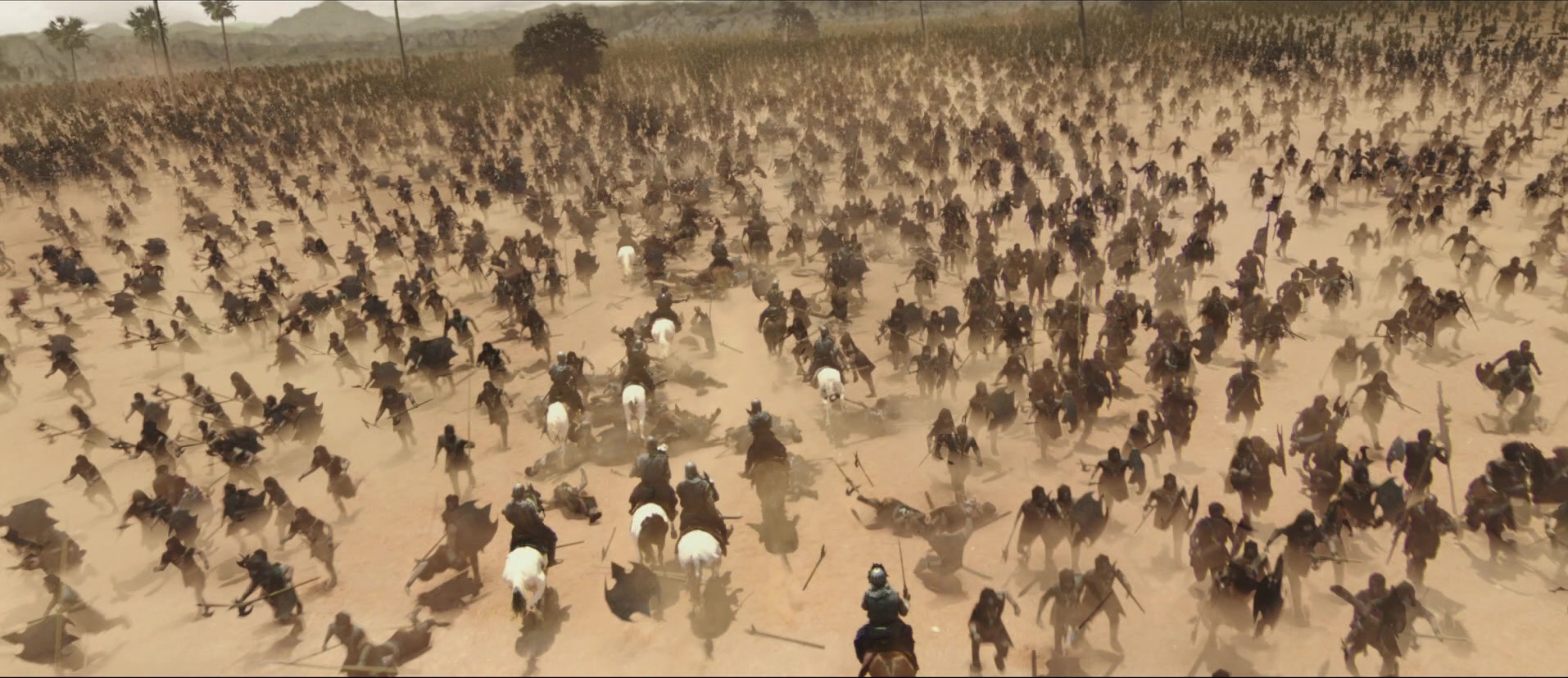 Bãhubali: The Beginning (2015), wide, 2.31:1 — film still