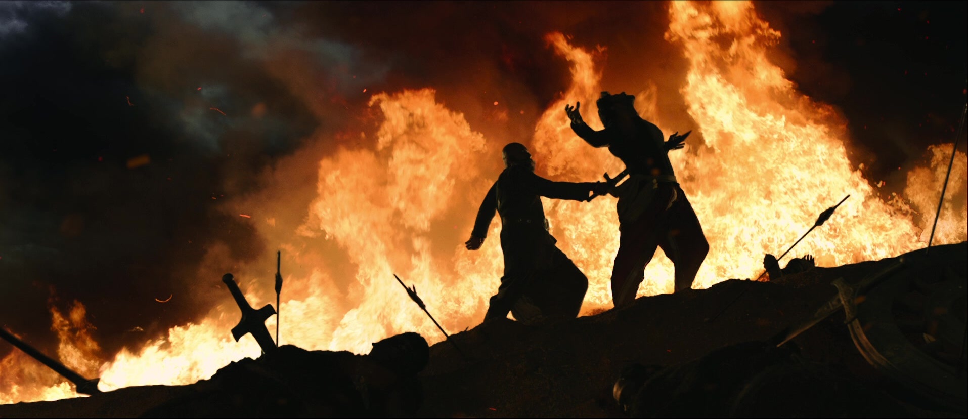Bãhubali: The Beginning (2015), wide, 2.31:1 — film still