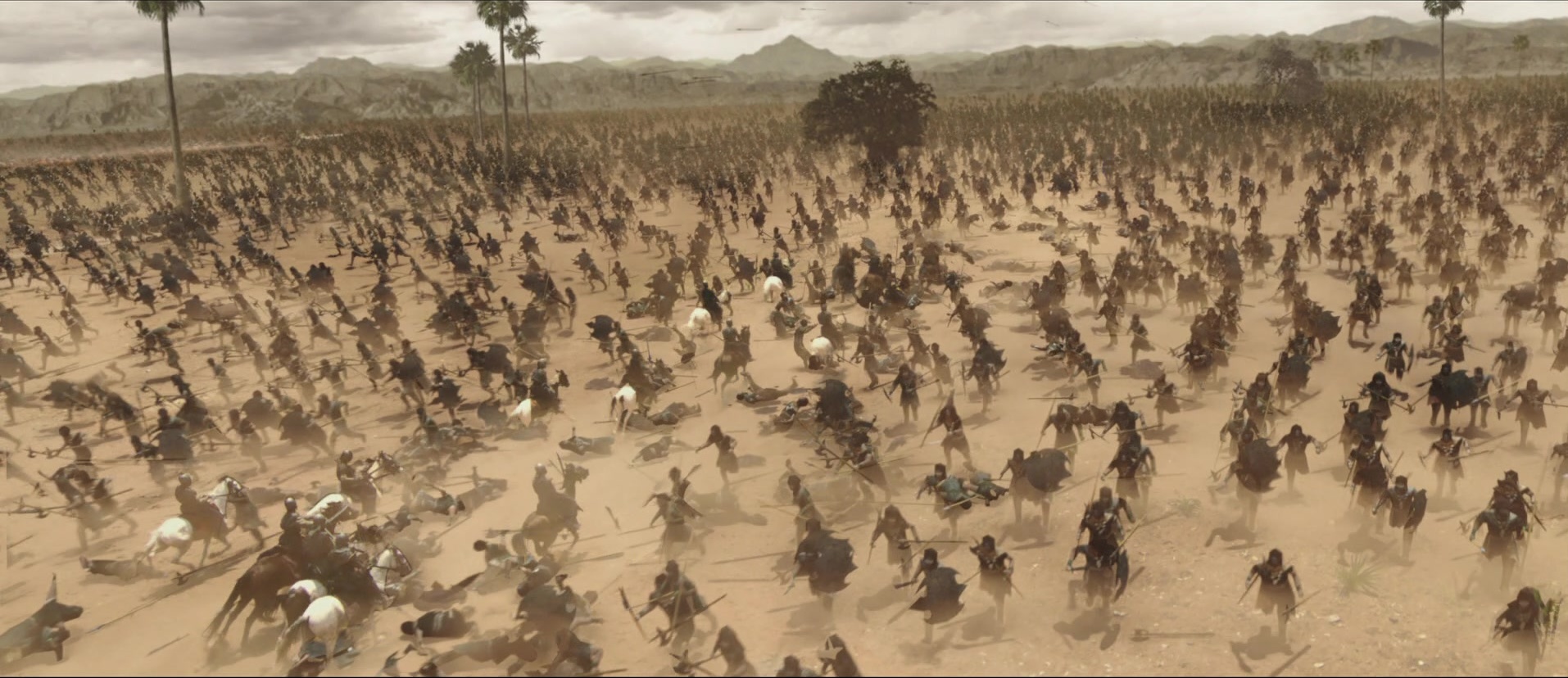 Bãhubali: The Beginning (2015), wide, 2.31:1 — film still