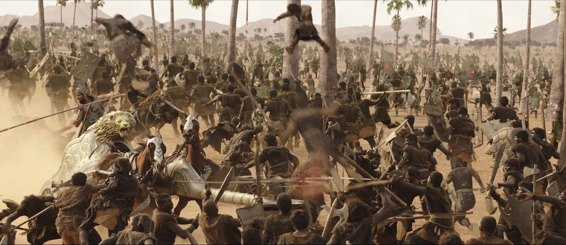 Bãhubali: The Beginning (2015), wide, 2.31:1 — film still