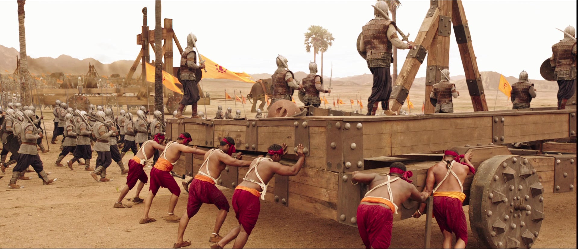 Bãhubali: The Beginning (2015), wide, 2.32:1 — film still