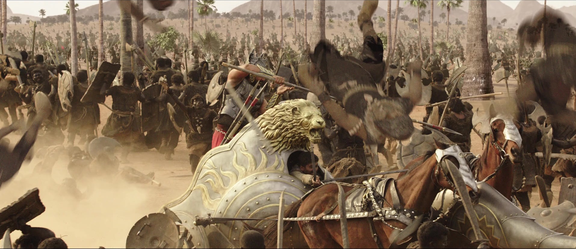 Bãhubali: The Beginning (2015), wide, 2.31:1 — film still