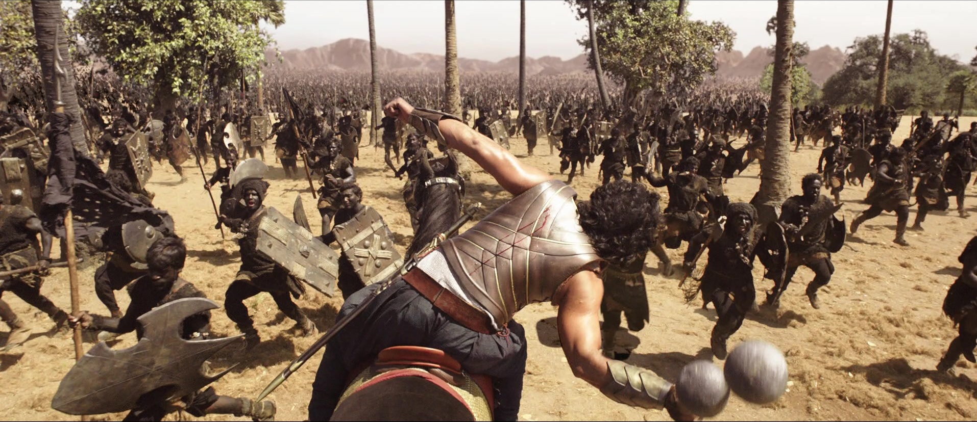Bãhubali: The Beginning (2015), wide, 2.31:1 — film still