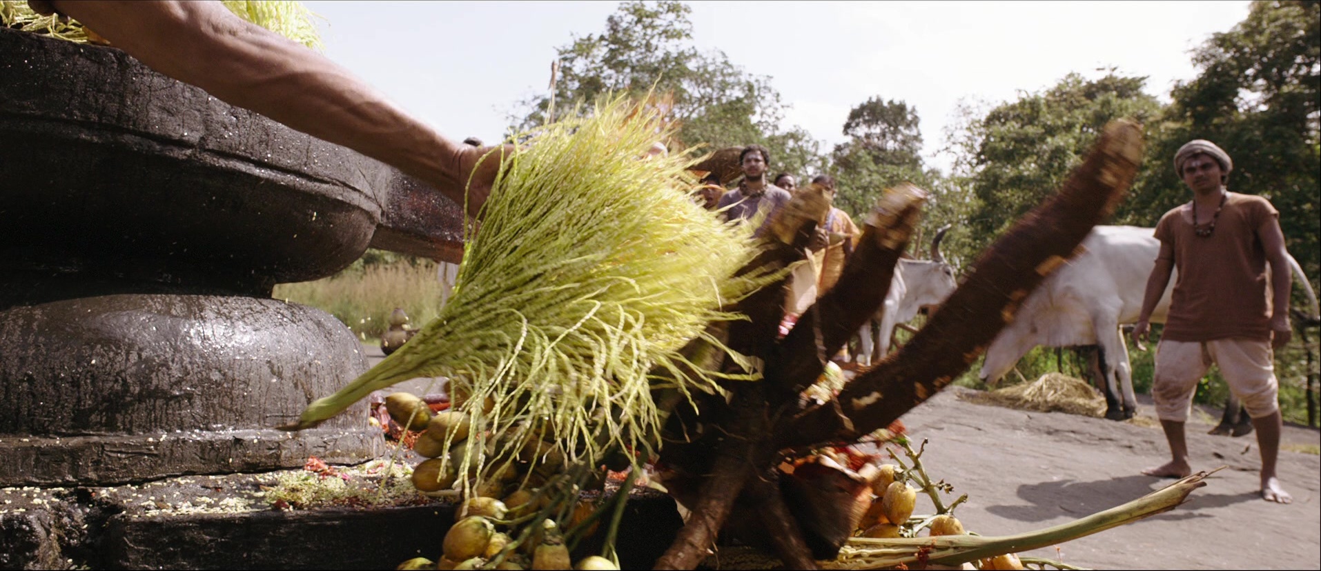 Bãhubali: The Beginning (2015), wide, 2.31:1 — film still