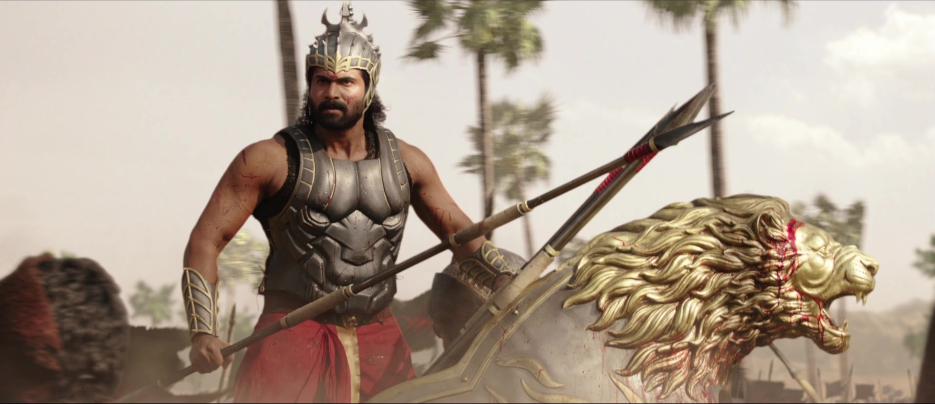 Bãhubali: The Beginning (2015), wide, 2.31:1 — film still