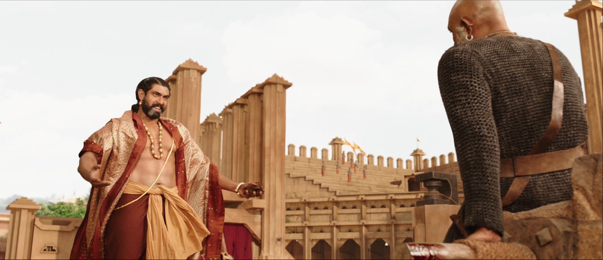 Bãhubali: The Beginning (2015), wide, 2.32:1 — film still