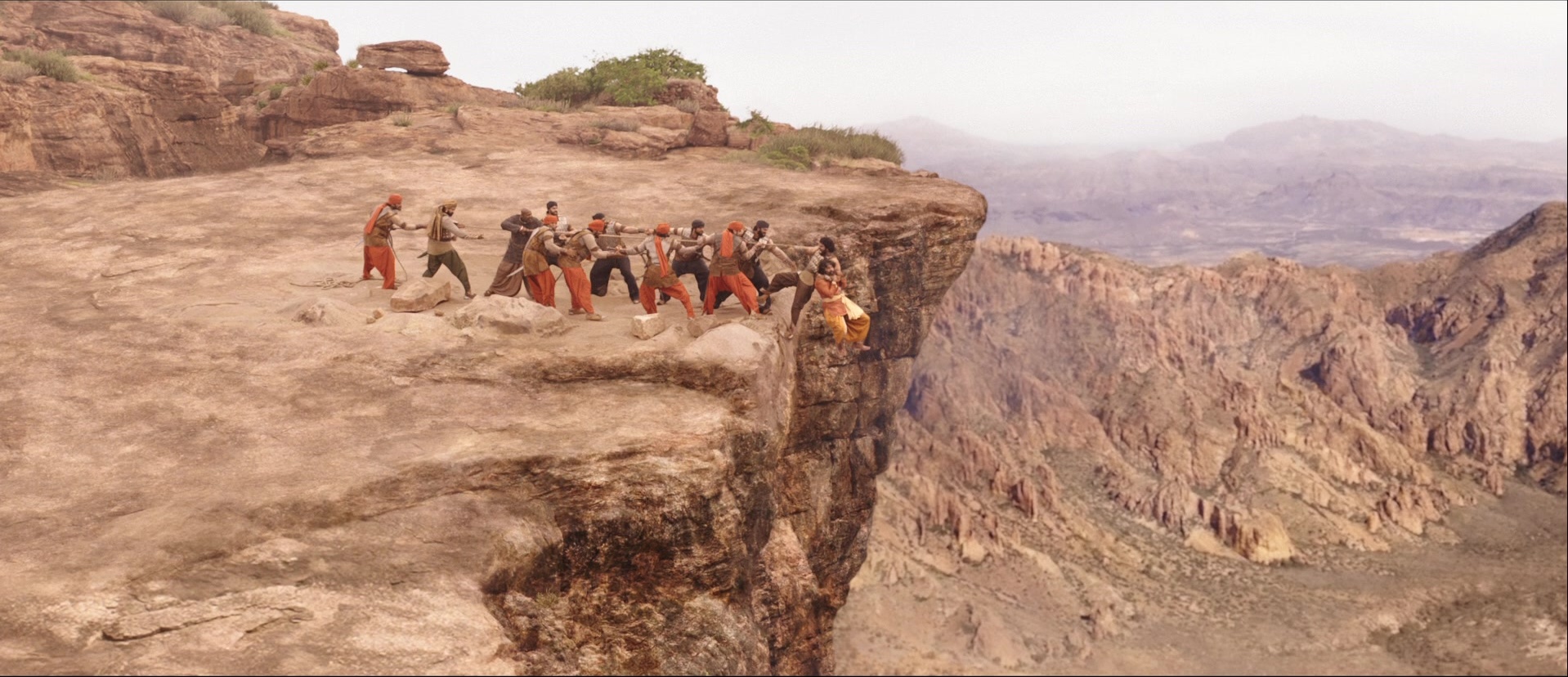Bãhubali: The Beginning (2015), wide, 2.32:1 — film still