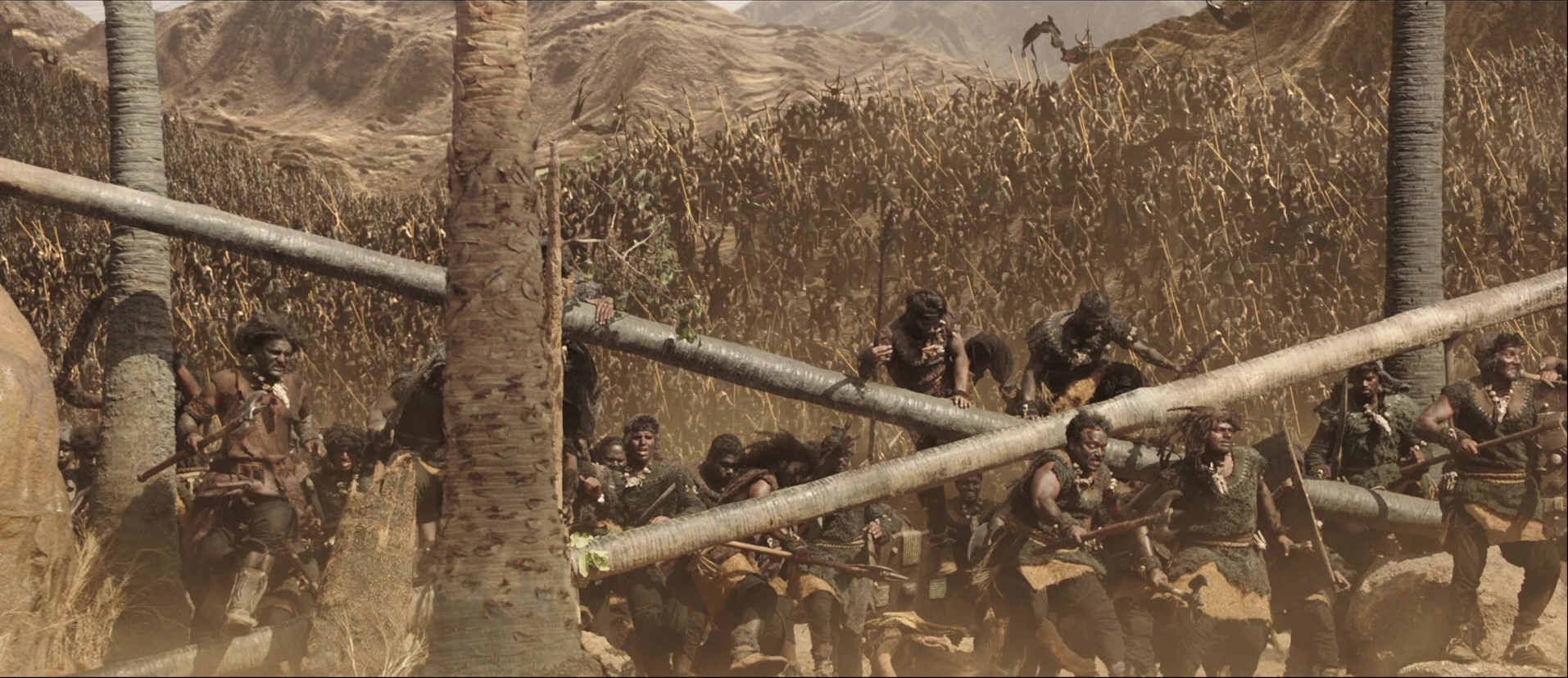 Bãhubali: The Beginning (2015), wide, 2.31:1 — film still