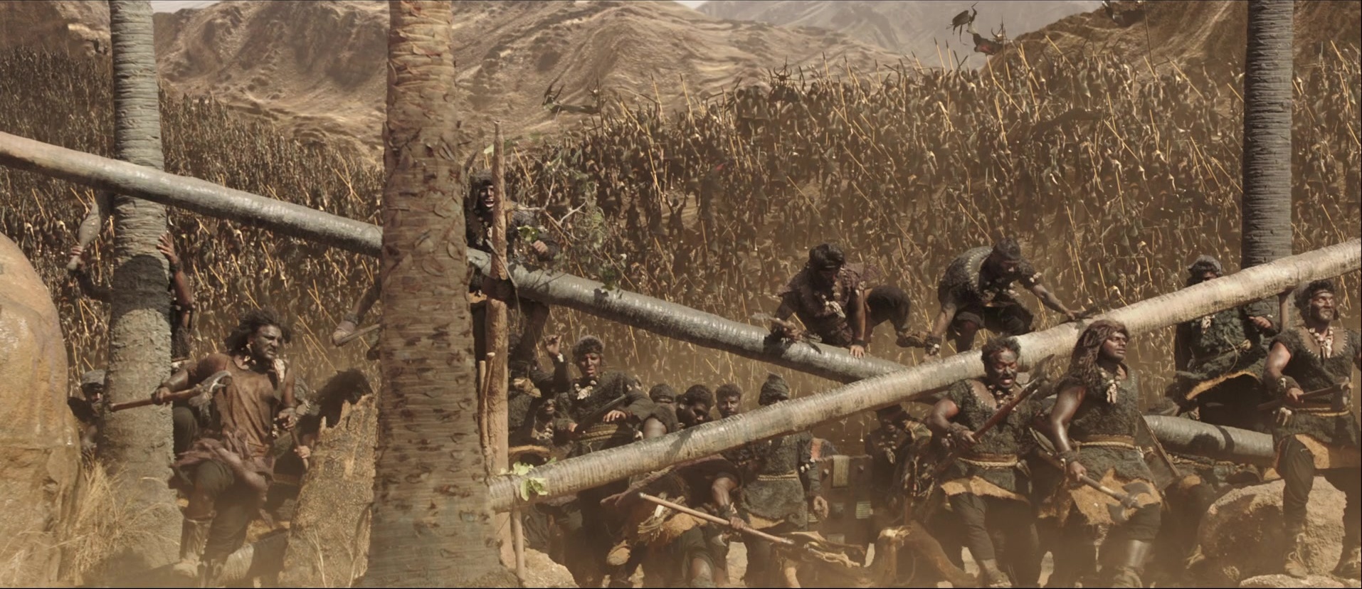 Bãhubali: The Beginning (2015), wide, 2.31:1 — film still