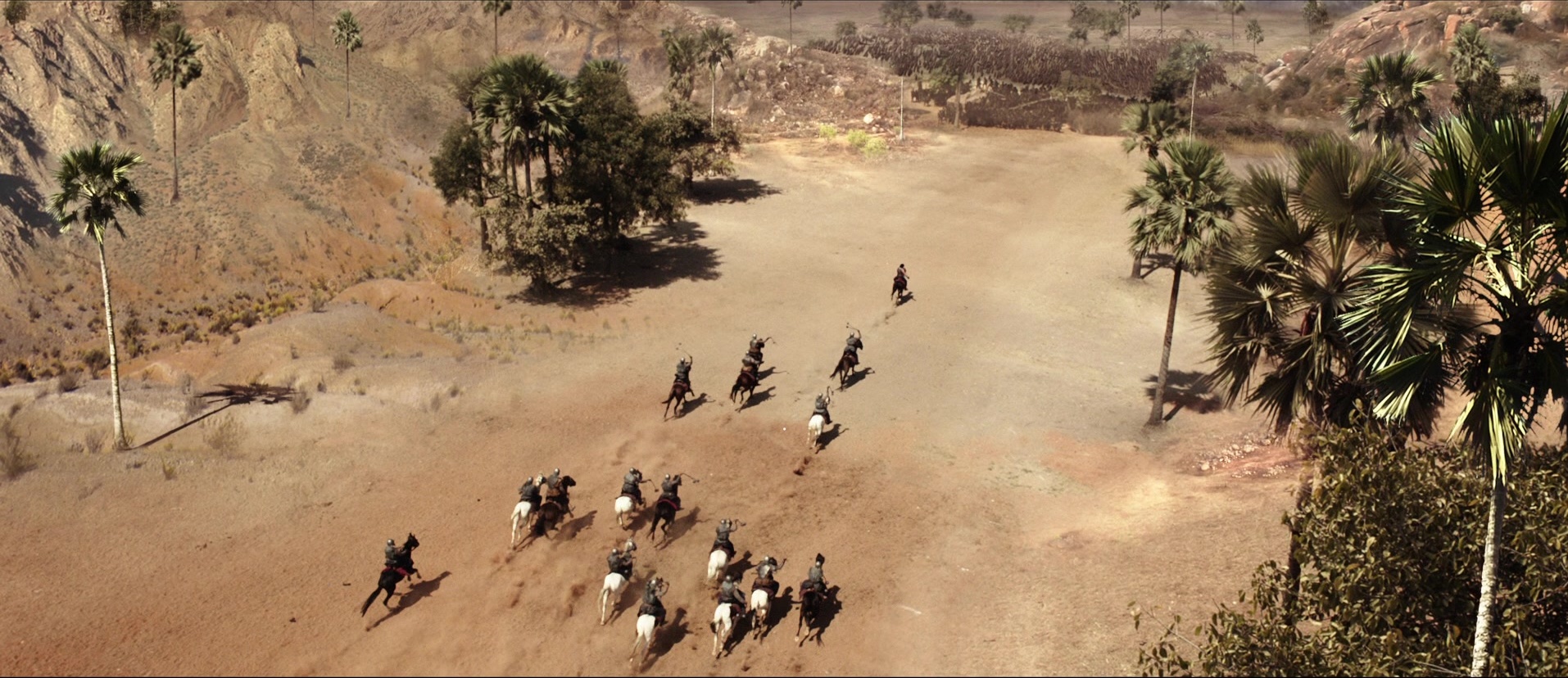 Bãhubali: The Beginning (2015), wide, 2.31:1 — film still