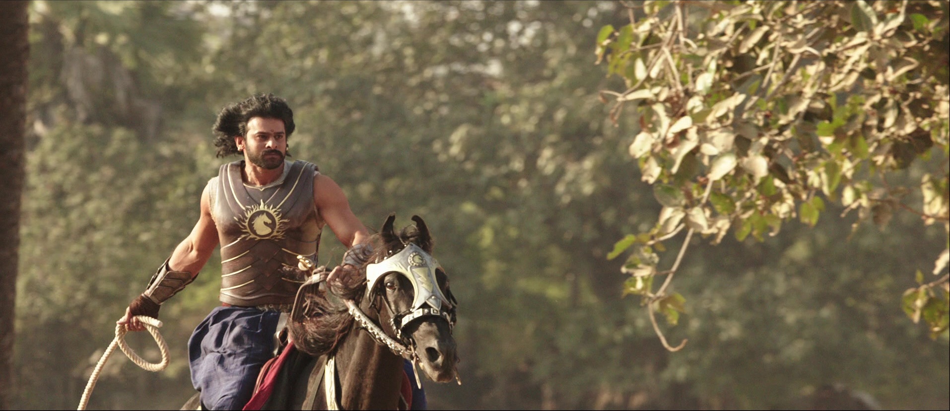 Bãhubali: The Beginning (2015), wide, 2.31:1 — film still