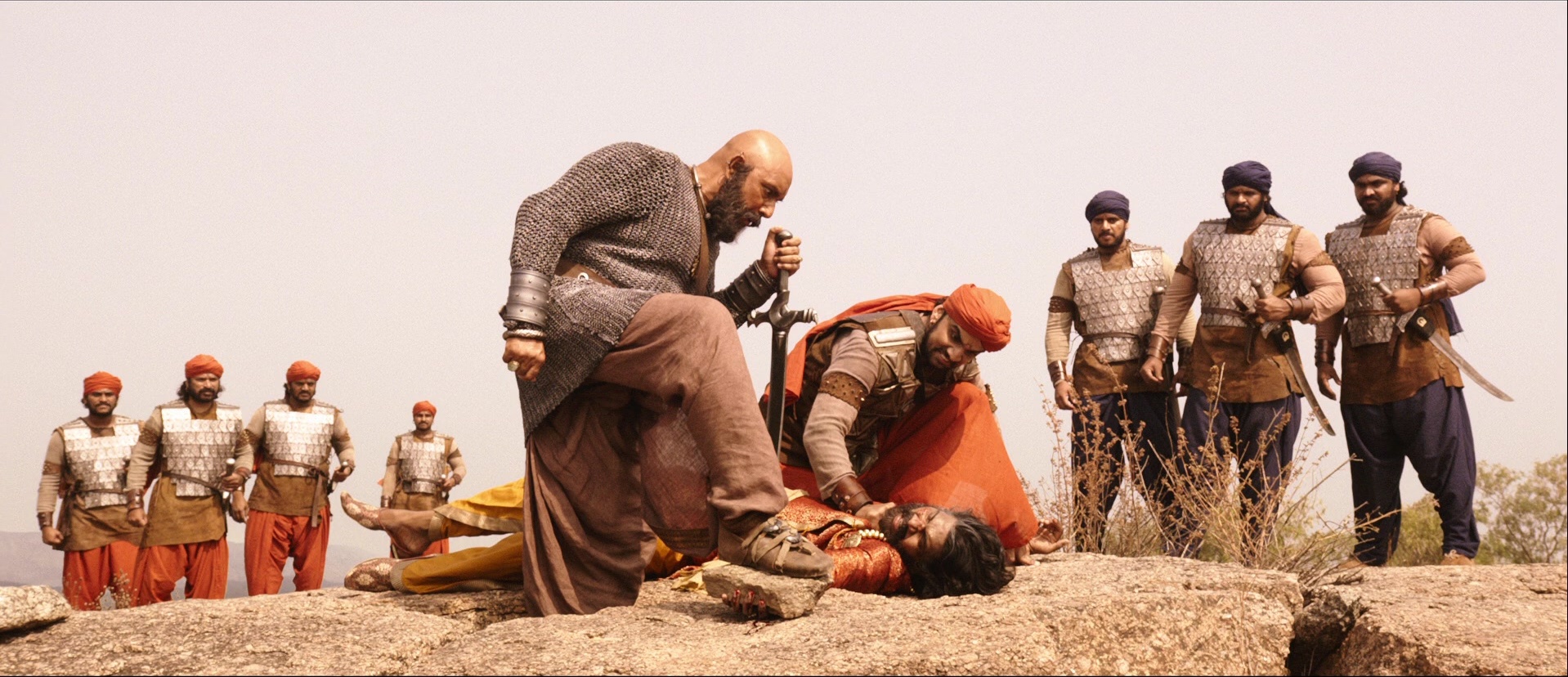 Bãhubali: The Beginning (2015), wide, 2.32:1 — film still