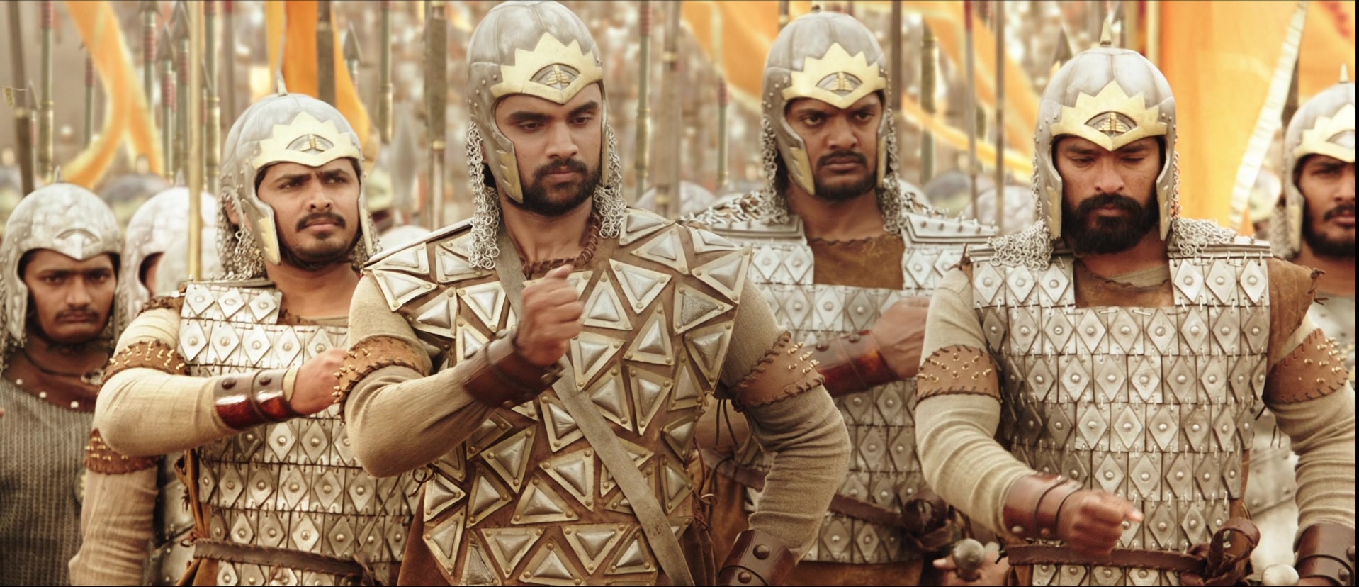 Bãhubali: The Beginning (2015), wide, 2.32:1 — film still
