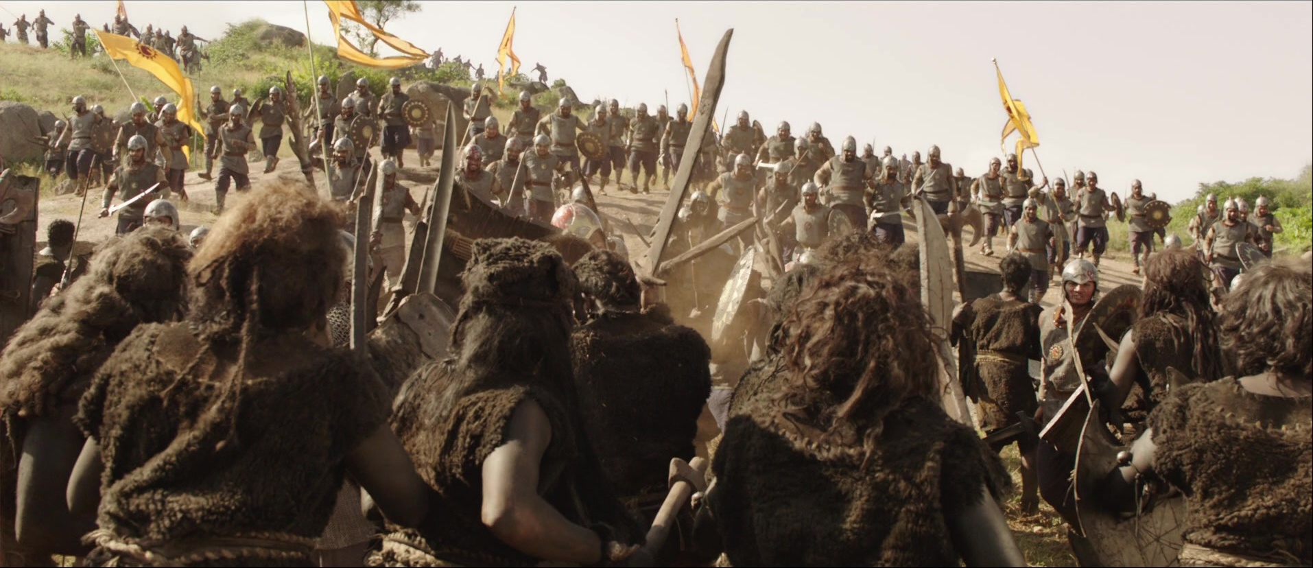 Bãhubali: The Beginning (2015), wide, 2.31:1 — film still