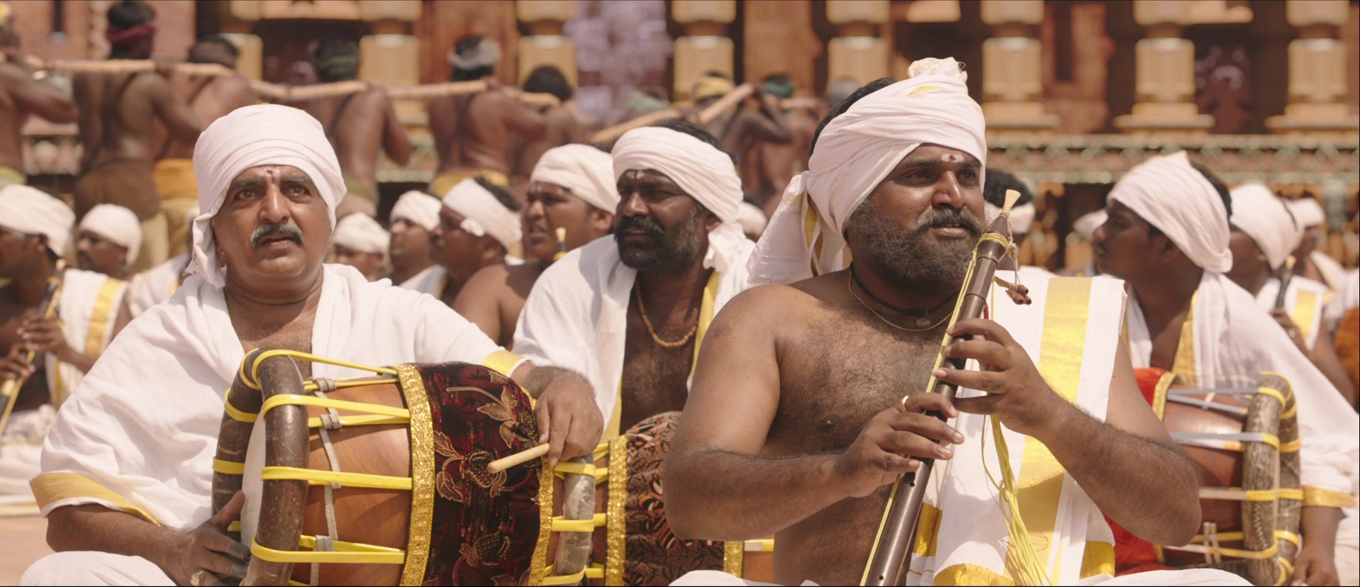 Bãhubali: The Beginning (2015), wide, 2.32:1 — film still