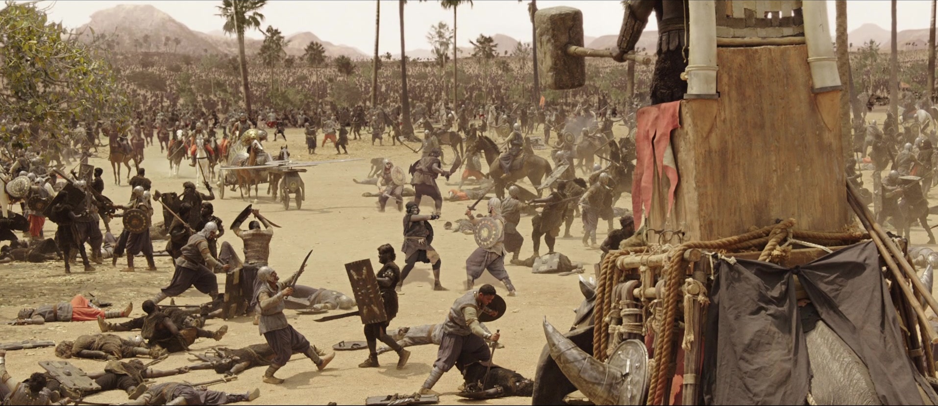 Bãhubali: The Beginning (2015), wide, 2.31:1 — film still