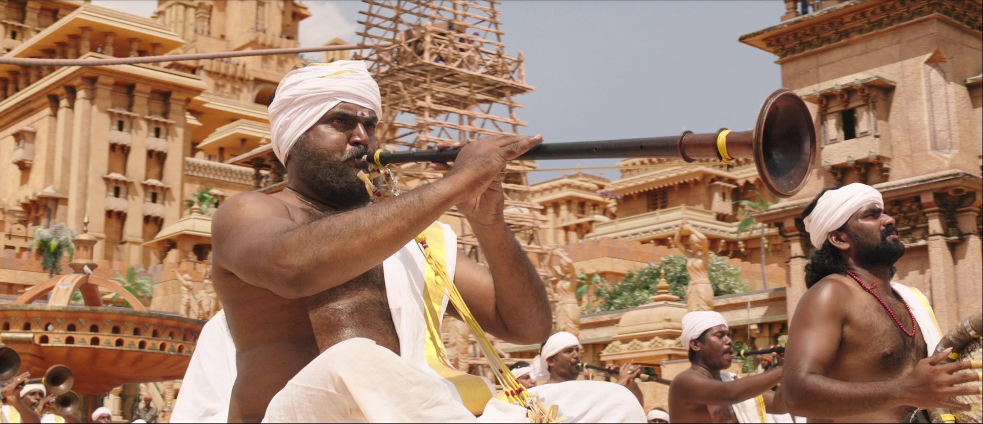 Bãhubali: The Beginning (2015), wide, 2.32:1 — film still